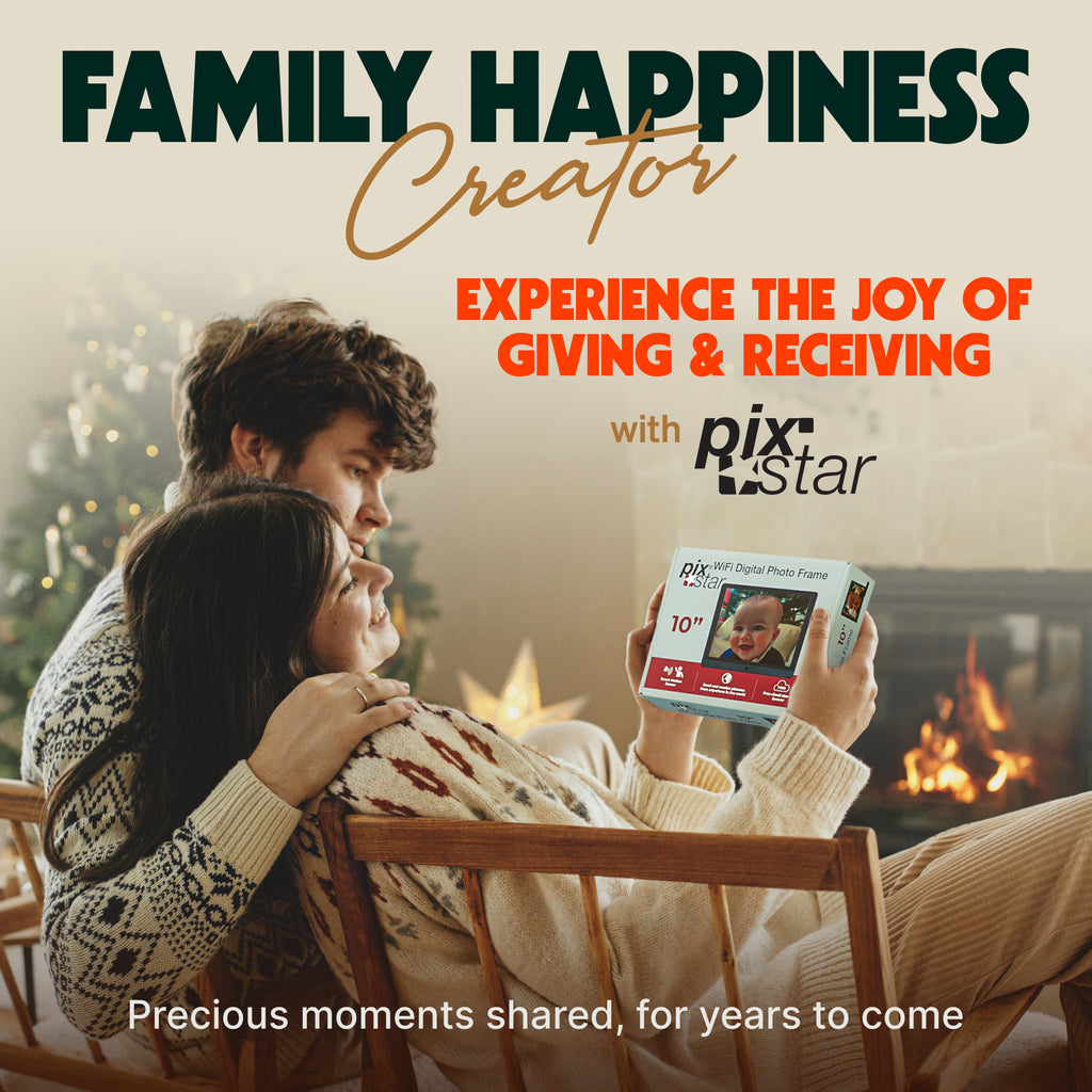 TopSelling 10” WiFi & Cloud Digital Photo Frame PixStar