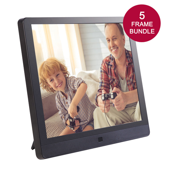 5-Frame Bundle -Smart 10-Inch Digital Photo Frame with Cloud & Wi-Fi